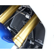 R&G Racing Black Aluminum Radiator Guard For 2015-2018 BMW R1200R ABS