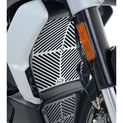 R&G Racing Silver Brushed Aluminium Radiator Guard For 2016-2020 Ducati XDiavel