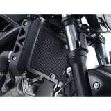 Protector de radiador de aluminio negro R&G Racing para Suzuki SV650 2016-2018 sin carenado