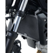 R&G Racing Black Aluminum Radiator Guard For 2016-2018 Suzuki SV650 Unfaired