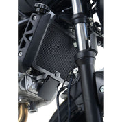 R&G Racing Black Aluminum Radiator Guard For 2016-2018 Suzuki SV650 Unfaired