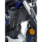 R&G Racing Black Aluminum Radiator Guard For 2016-2024 Yamaha MT-03