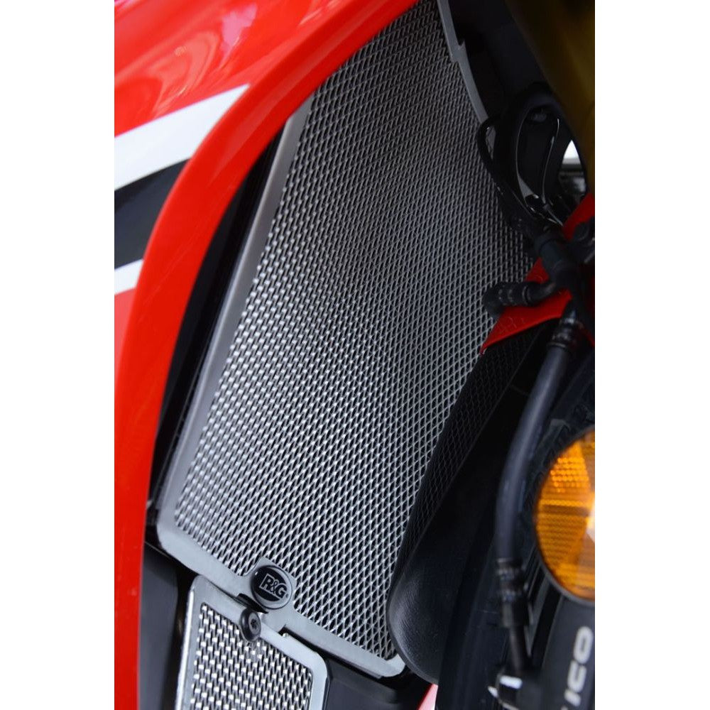 R&G Racing Black Aluminum Radiator Guard For 2017-2019 Honda CBR1000RR SP