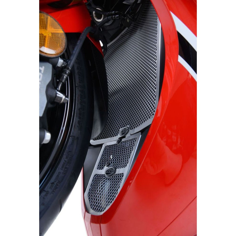 R&G Racing Titanium Aluminum Radiator Guard For 2017-2019 Honda CBR1000RR SP