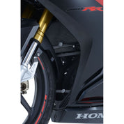 R&G Racing Black Aluminum Radiator Guard For 2017-2020 Honda CBR250RR RAD0213BK