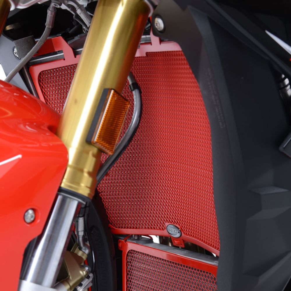 R&G Racing Blue Aluminum Radiator Guard For 2017-2020 BMW S1000R RAD0215DKBLUE