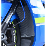 R&G Racing Blue Aluminum Radiator Guard For 2017-2018 Suzuki GSXR1000