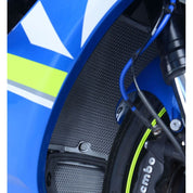 R&G Racing Blue Aluminum Radiator Guard For 2017-2018 Suzuki GSXR1000