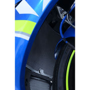 R&G Racing Blue Aluminum Radiator Guard For 2017-2018 Suzuki GSXR1000