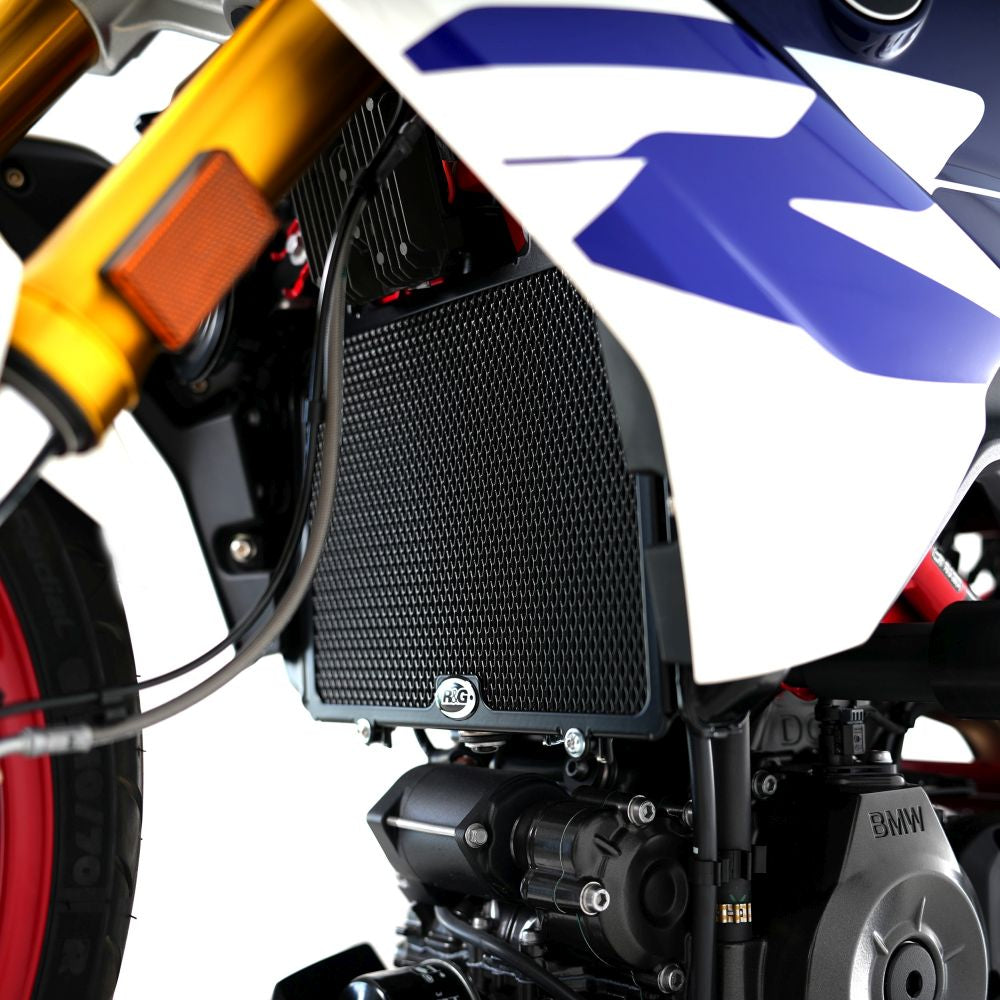 R&G Racing Black Aluminum Radiator Guard For 2017-2024 BMW G310GS