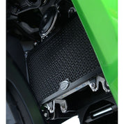 R&G Racing Black Aluminum Radiator Guard For 2017-2019 Kawasaki Versys-X 250