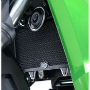 R&G Racing Black Aluminum Radiator Guard For 2017-2019 Kawasaki Versys-X 250