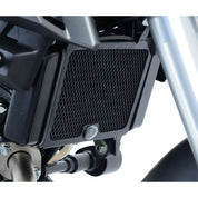 R&G Racing Black Aluminum Radiator Guard For 2014-2019 Yamaha MT-125 RAD0227BK