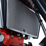 Protector de radiador de aluminio negro R&G Racing para Aprilia Shiver 900 (2017-2024)