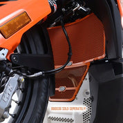 R&G Racing Black Aluminum Radiator Guard For 2019-2022 KTM 790 Adventure