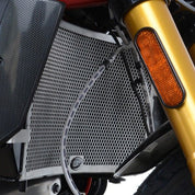 R&G Racing Black Aluminum Radiator Guard For 2019-2024 Indian Motorcycles FTR1200