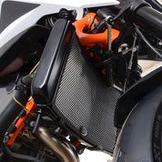 R&G Racing Black Aluminum Radiator Guard For 2024 KTM 790 Duke