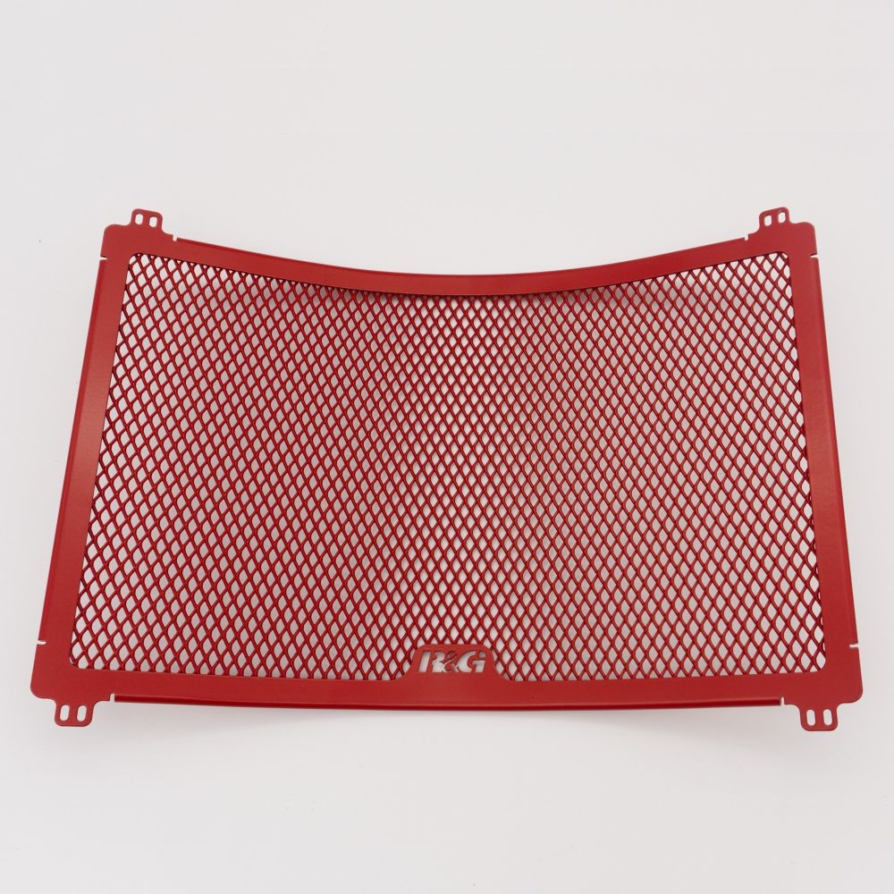 R&G Racing Red Aluminum Radiator Guard For 2021-2023 Ducati Diavel 1260