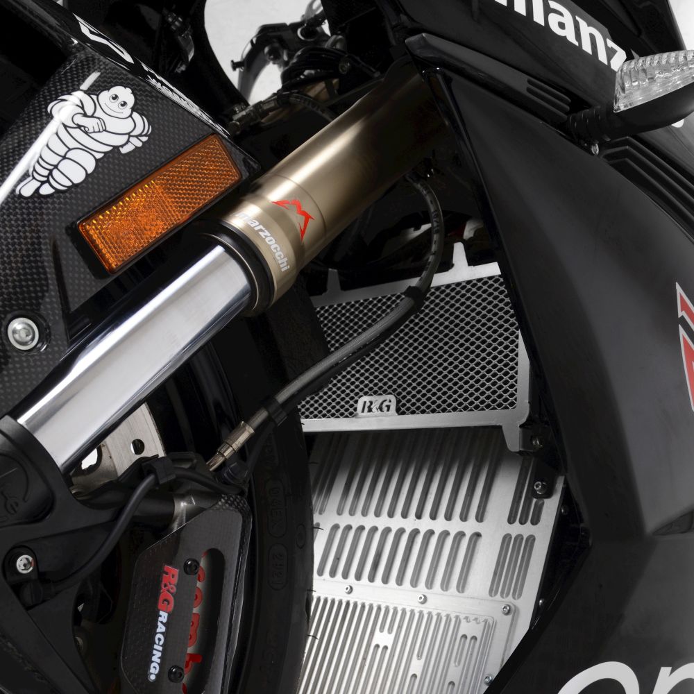 R&G Racing Black Aluminum Radiator Guard For 2021-2022 Energica Motor Company EGO