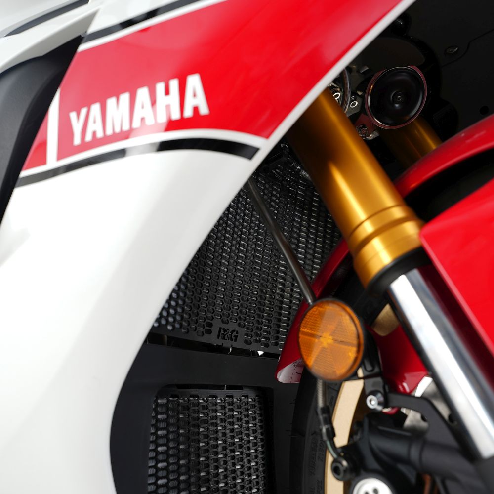 R&G Racing Matt Black PRO Radiator Guard For 2017-2024 Yamaha MT-10 SP