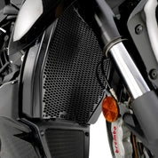 R&G Racing Matt Black PRO Radiator Guard For 2023-2024 Ducati Diavel V4