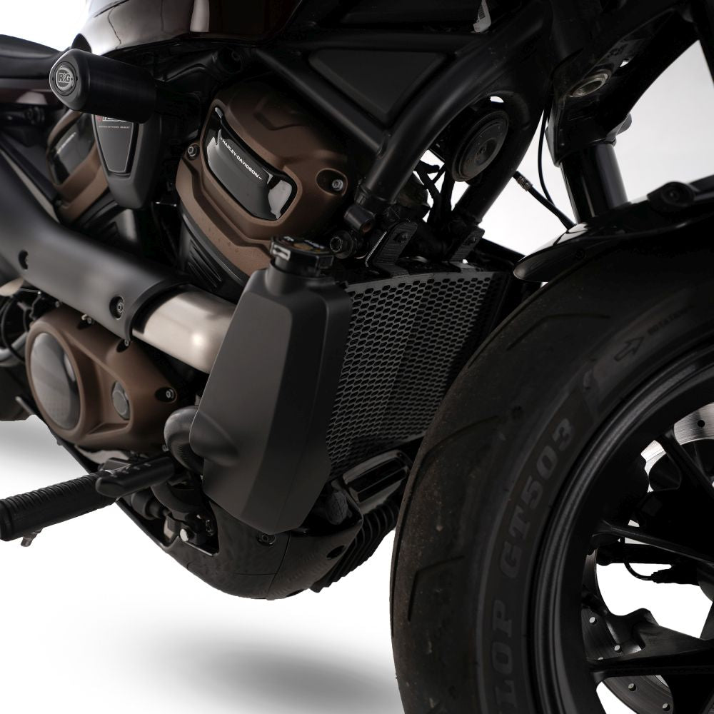 R&G Racing Matt Black PRO Radiator Guard For 2022-2023 Harley-Davidson Sportster S RH1250S