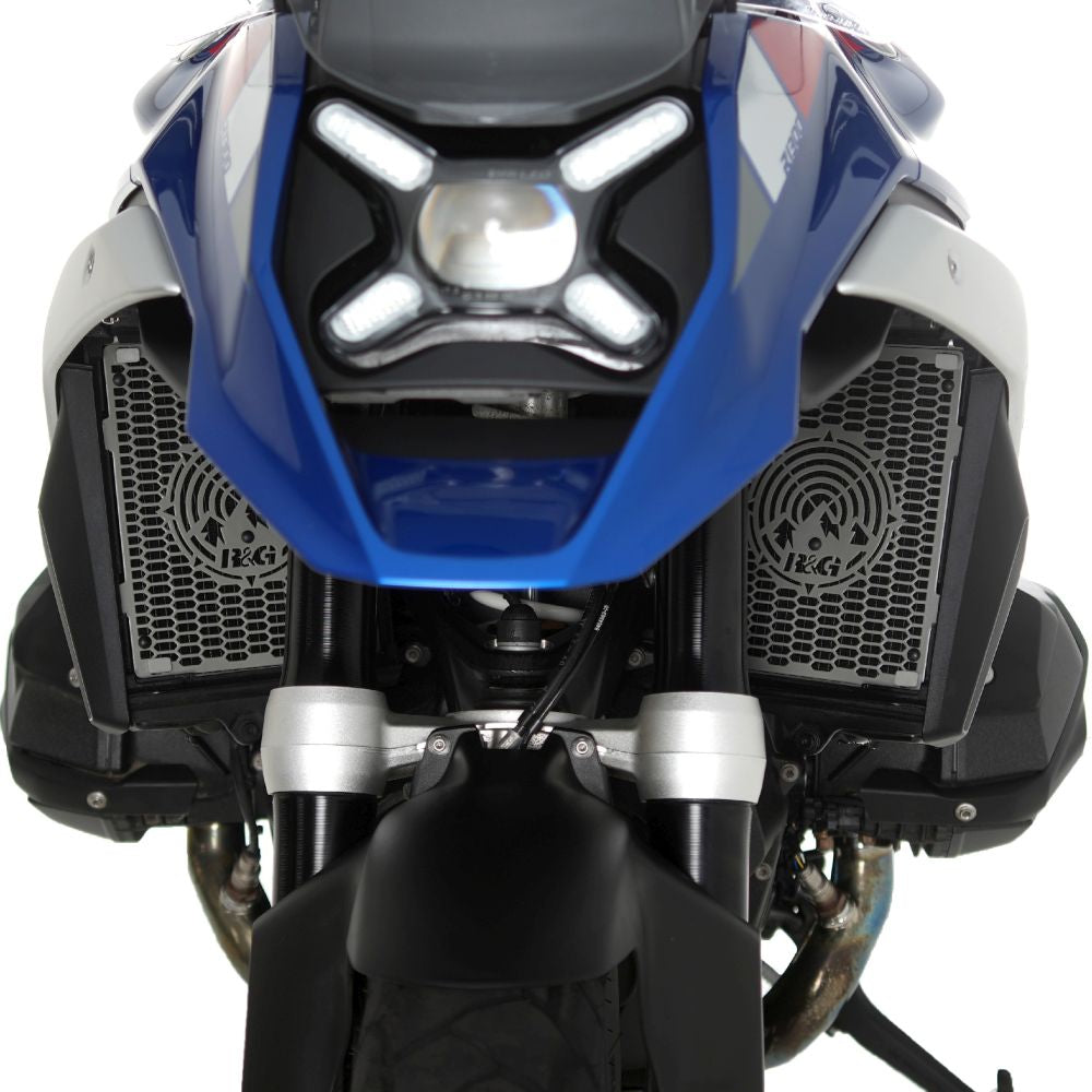 R&G Racing Matt Titanium PRO Radiator Guard For 2024-2024 BMW R 1300 GS Adventure