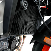 R&G Racing Matt Black PRO Radiator Guard For 2024 KTM 990 Duke RAD0350PROBK