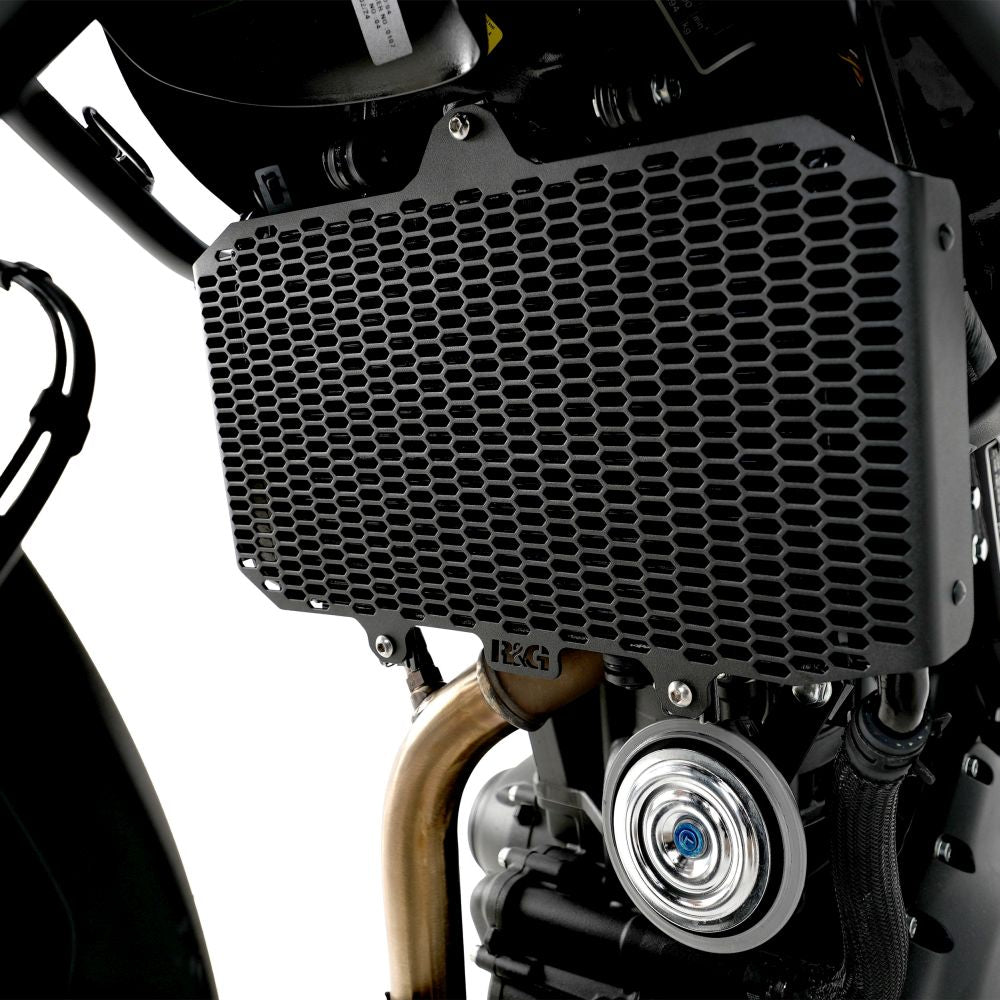 R&G Racing Matt Black PRO Radiator Guard For 2024-2024 Royal Enfield Himalayan 450