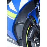 Kit de protección de radiador y enfriador de aceite de aluminio azul R&G Racing para Suzuki GSXR1000 2017-2020