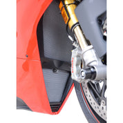 R&G Racing Black Aluminum Radiator and Oil Cooler Guard Kit For 2018-2019 Ducati Panigale V4