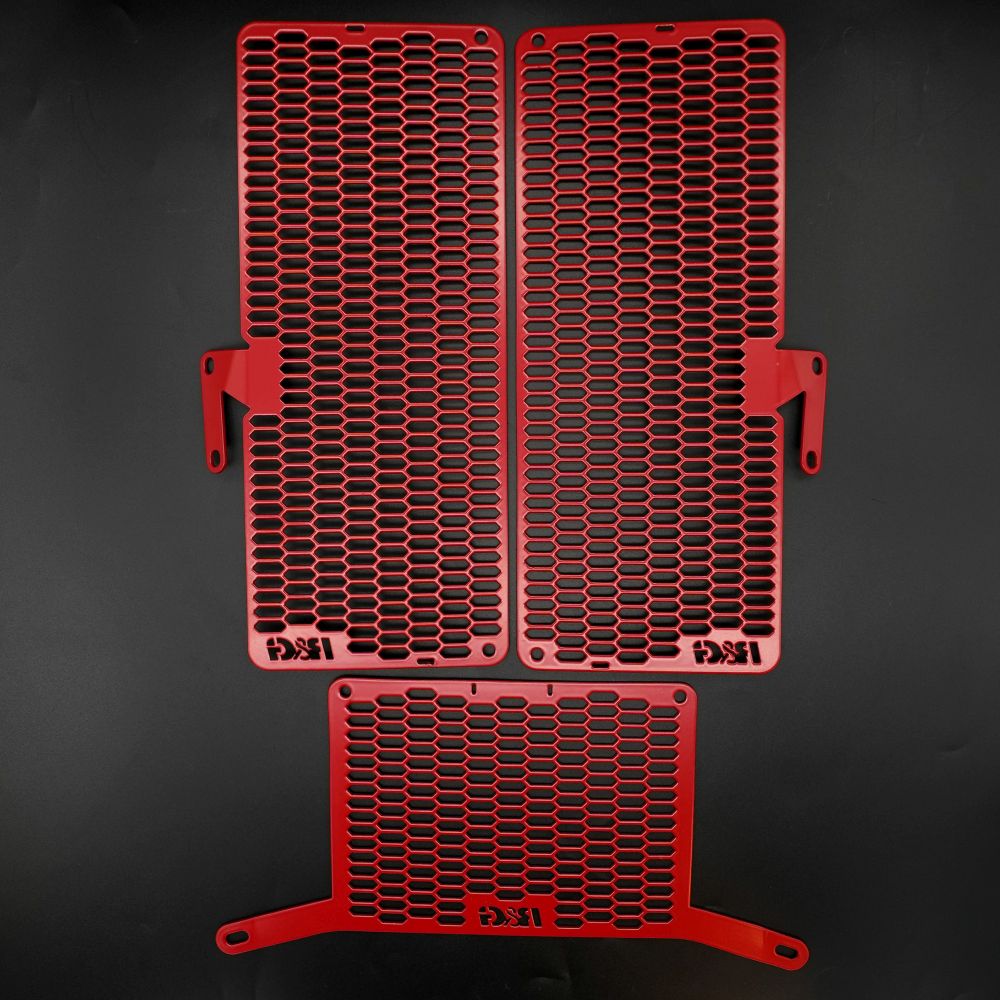 R&G Racing Black PRO Radiator & PRO Oil Coller Guard set For 2021-2024 Ducati Multistrada V4 S