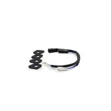 R&G Racing Black Rear Indicator Adapter Kit For 2022-2024 Ducati Multistrada V2