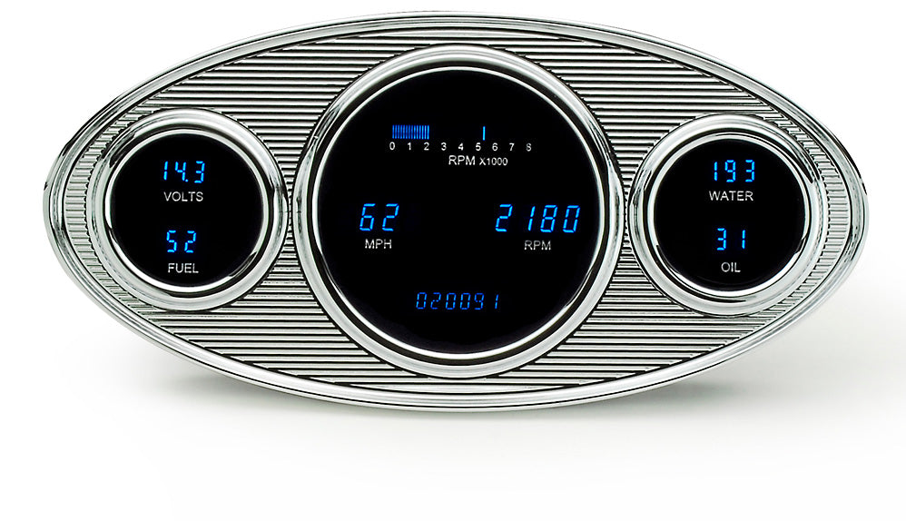 3-Hole RetroTech Instrument System (No "Wings") w/Blue and Teal Lenses