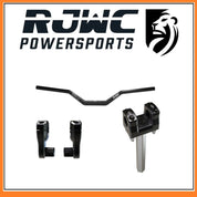 RJWC Unbreakable Handlebar With Steering Bar Riser And Stem Reinforcement For Can-Am Outlander & Renegade 2012-2024