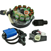 RMStator 200 W Stator And Regulator Rectifier, CDI Box, Ignition Coil and Flywheel Puller Kit