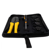 RMStator Multifunctional 4-in-1 Ratchet Crimping Tool 26-10 AWG Terminal Pliers Kit