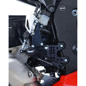 R&G Racing Black Adjustable Rearsets RSET02BK