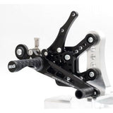 R&G Racing Black Adjustable Rearsets For 2009-2014 BMW HP4 ABS