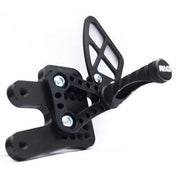 R&G Racing Black Adjustable Rearsets For 2006-2010 Suzuki GSXR600