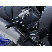 R&G Racing Black Adjustable Rearsets For 2006-2016 Yamaha YZF R6 RSET09BK