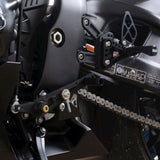 Reposapiés traseros ajustables R&G Racing negros para Honda CBR1000RR-R Fireblade SP CBR10SPM (2021-2023)