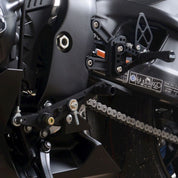 R&G Racing Black Adjustable Rearsets For 2021-2023 Honda CBR1000RR-R Fireblade SP CBR10SPM