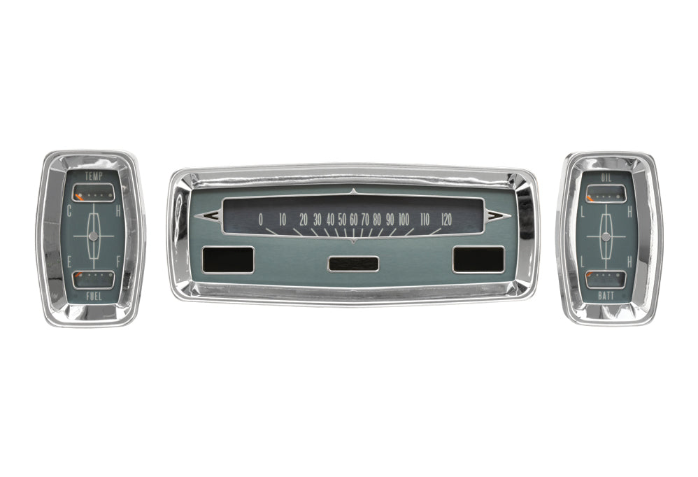 Dakota Digital 1961-63 Lincoln RTX Analog Gauge kit With Chrome Bezels RTX-61L-X