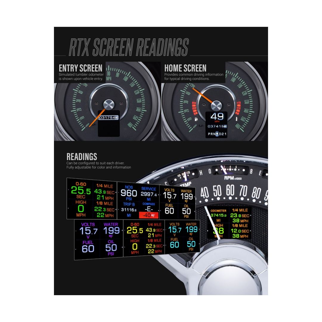 Dakota Digital 1966 Chevy Caprice / Impala RTX Analog Gauge kit RTX-66C-IMP-X