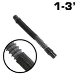 Rugged Radios 1 to 3 Ft MAC-X Expandable Ultra Flex Helmet Air Pumper System Hose by Rugged Radios MAC-X-HOSE-12