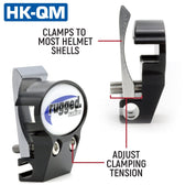 Rugged Radios 2 Pack - Quick Mount for Helmet Kit Wiring Installation HK-QM-2