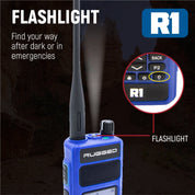 Rugged Radios 2 PACK - R1 Business Band Digital Analog Handheld Radio - By Rugged Radios R1-2-PACK