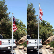 Rugged Radios 20 Ft Telescoping Flag Pole for Base Camp and Base Station Antenna ANT-POLE-20