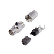 Rugged Radios 3-Pin Female Mini XLR Connector TA3FL C3P-FL